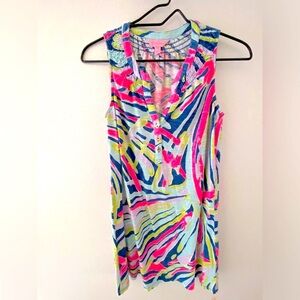 ☘️Lilly Pulitzer Essie v neck tank dress, size xs
